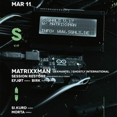 Signals V.17 at Musiktheater Bad, 11.03.17