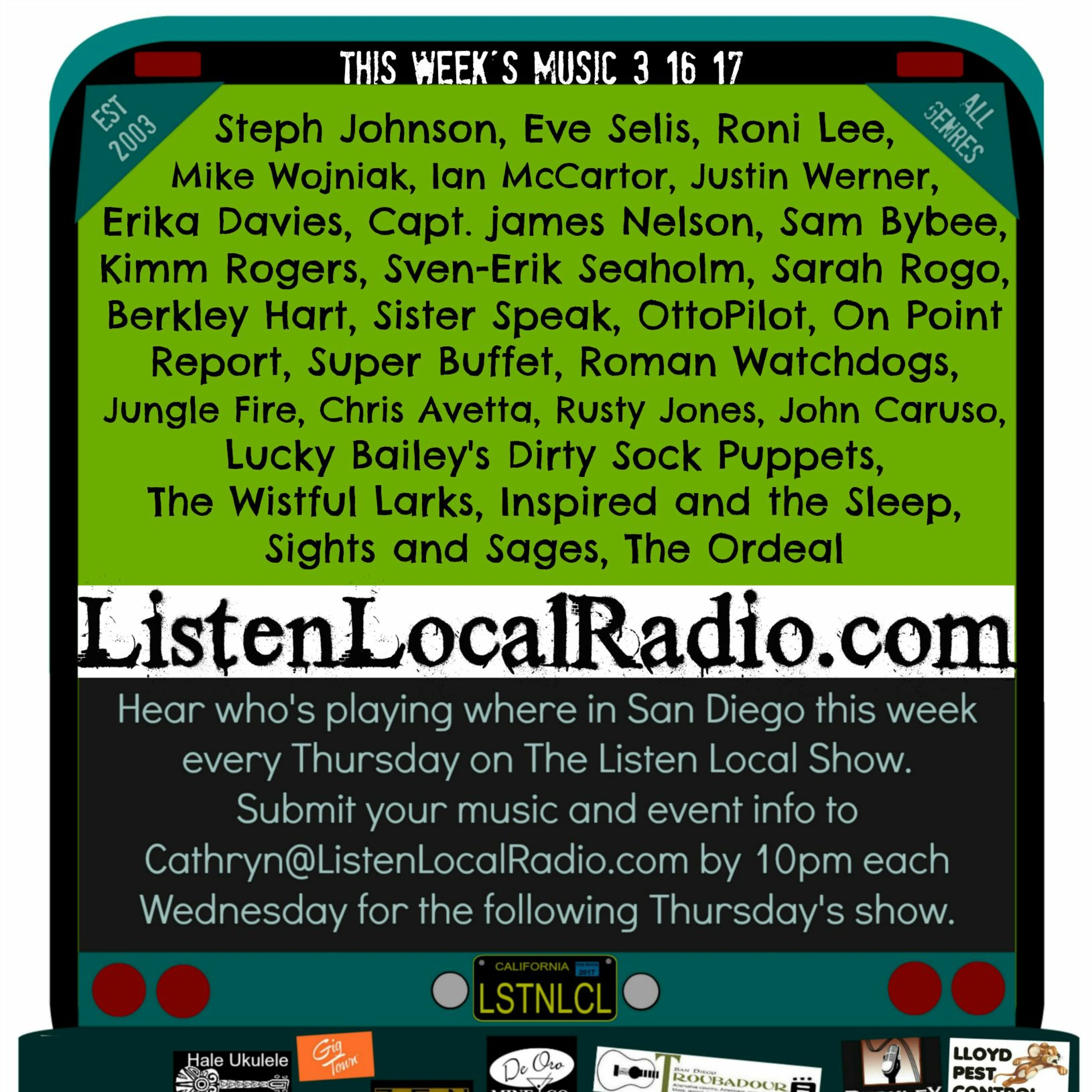 The Listen Local Show 3 16 17 episode artwork