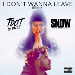 I Don't Wanna Leave by Tdot Illdude & Snow Tha Product(Remix)