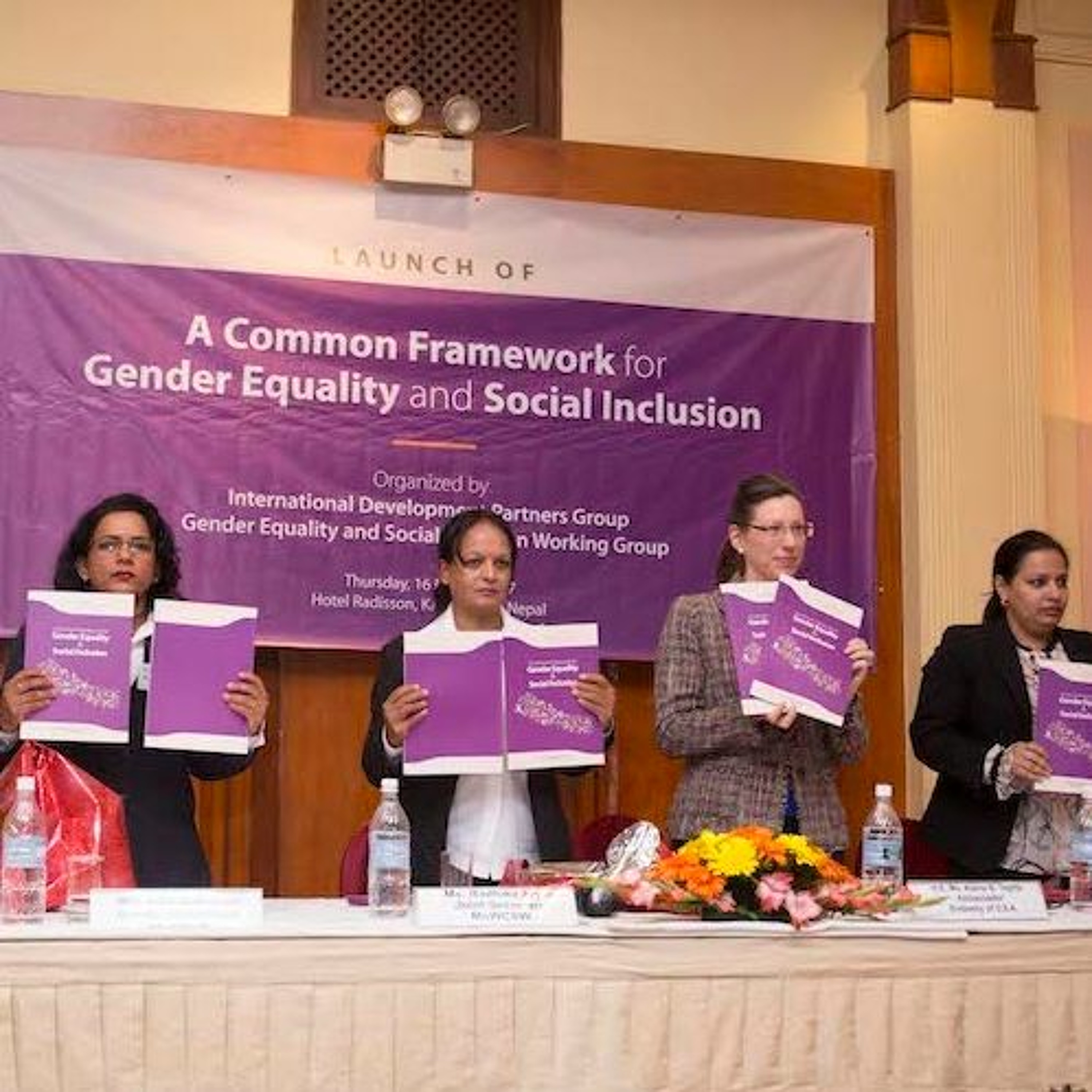Launch event of "Common Framework for Gender Equality and Social Inclusion.”