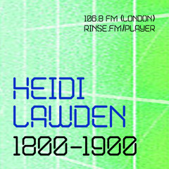 Rinse FM Podcast - Dublab Takeover - Heidi Lawden - 18th March 2017