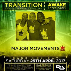 Transition Pre - Summer session & AWAKE Morning party Sat 29th April Promo (DJ Panther)
