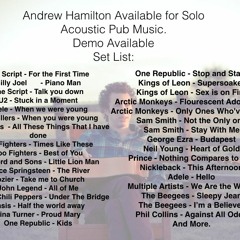 Andrew Hamilton - Demo Tracks