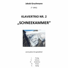 J. Gruchmann: Klaviertrio Nr. 2 ("Schneekammer"), 3. Satz: Andantino (live)