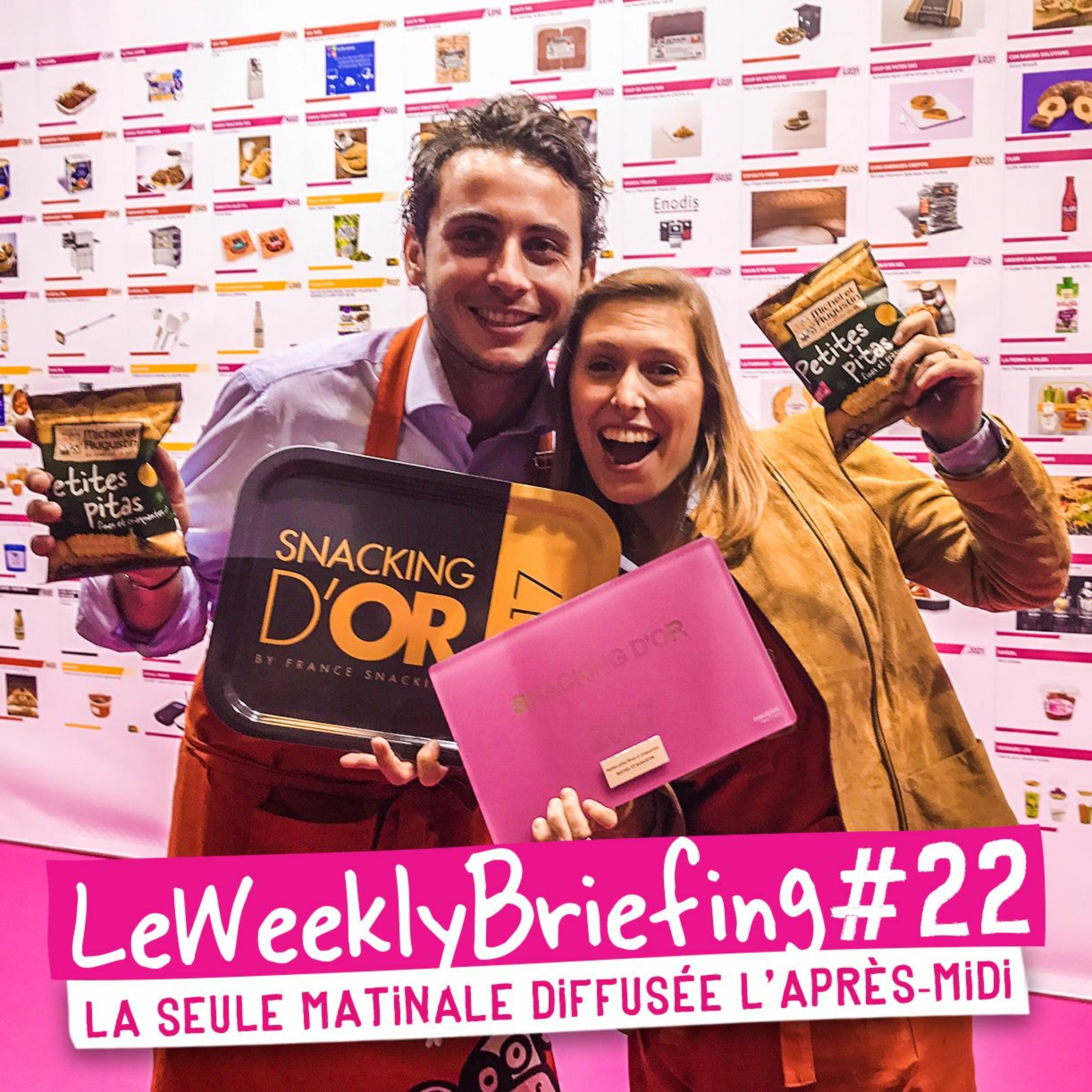 Le Weekly Briefing par Michel et Augustin et TOUTE la tribu - La seule matinale diffusée l\'après-midi - Chaque lundi à 15h dans vos oreilles ;)