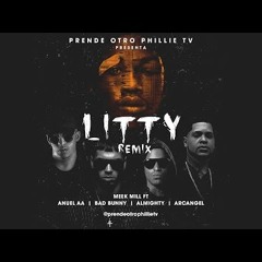 Litty Remix - Meek Mill Ft Anuel, Bad Bunny, Almighty, Arcangel (Official Audio)