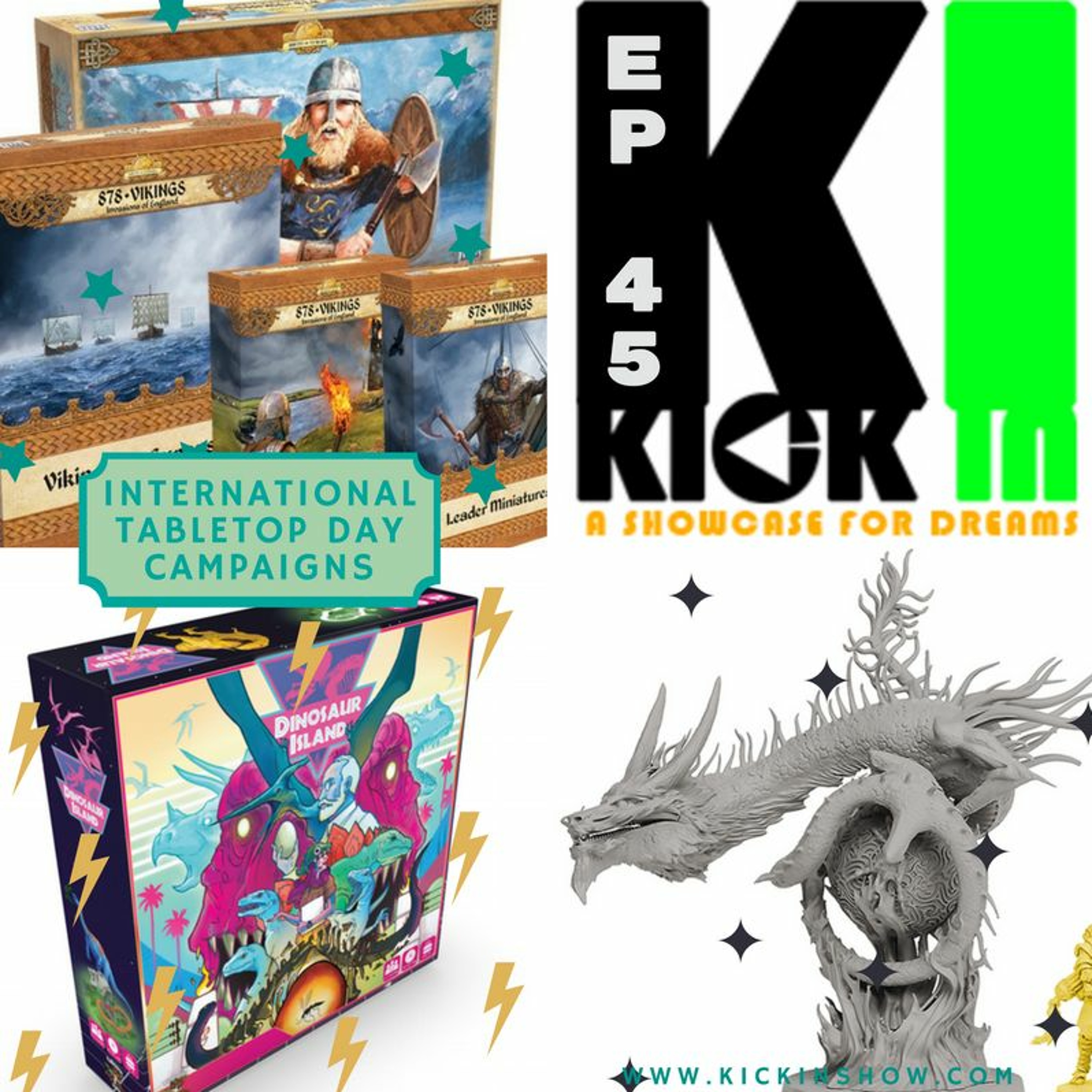 EP 45 International Table Top Crowdfunding Day episode artwork