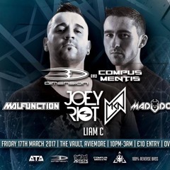 Malfunction Live @ Dimension & Compus Mentis, The Vault Aviemore, March 2017
