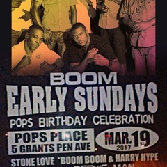 STONE LOVE LS BOOM BOOM LS HARRY HYPE AT BOOM EARLY SUNDAY'S 19TH MARCH 2017