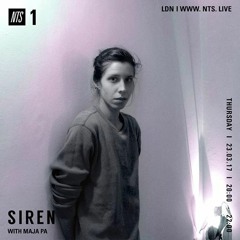 Guest DJ Mix For SIREN // NTS Radio (23-03-17)