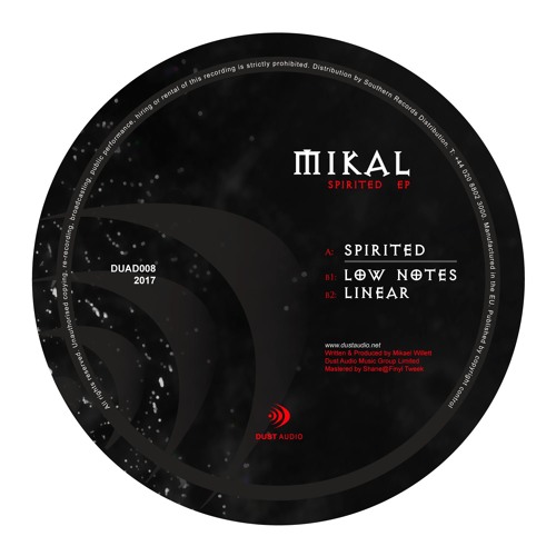 Mikal - Spirited EP - Dust Audio 12" - Out Now