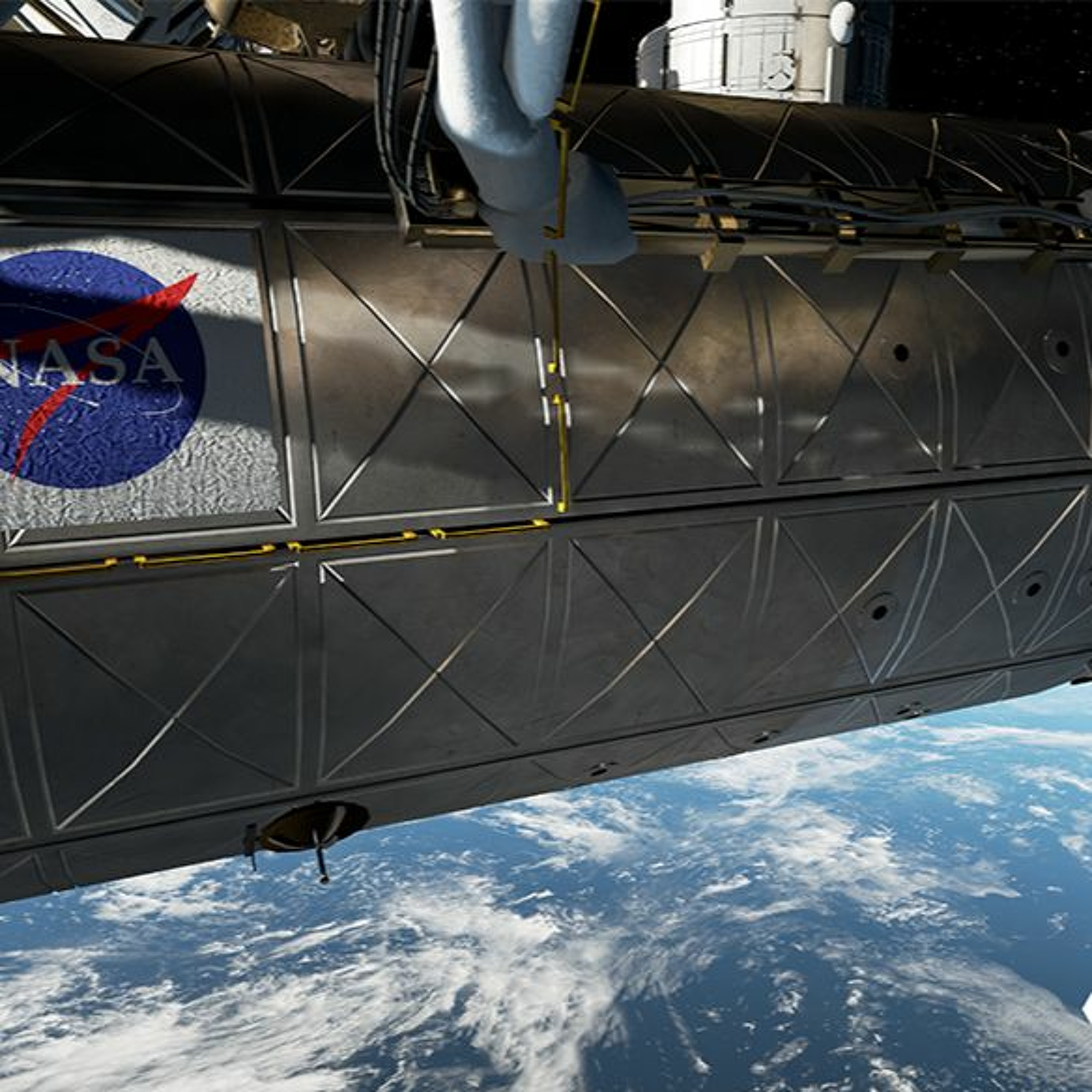 Jo Lauder goes on a space walk with Earthlight episode artwork