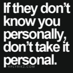 Take It Personal (rough Finish)