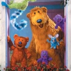 Bear in the Big Blue House but he looks back in a very A N G E R Y manner