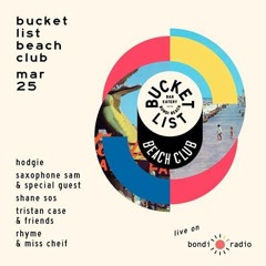 Bondi Radio Live Set broadcast from Bucket List Bondi Beach