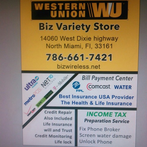 Stream Western union 14060 west Dixie highway north Miami, Fl. 33161 by  aparans click