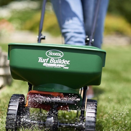 Stream Scotts Turf Builder Edgeguard Mini Broadcast Spreader Review