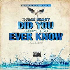 X-Mane Shawty "Did You Ever Know" Prod by Steevee