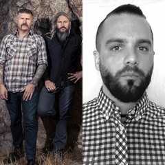 Troy Sanders and Bill Kelliher (Mastodon) with Jesse Leach (Killswitch Engage)