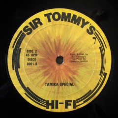 Crack No Dash 12" By Trevor Junior - Sir Tommy's, Japan 1987