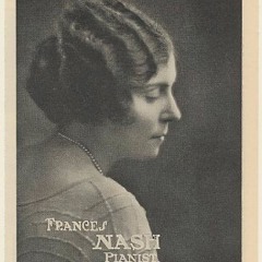 Saint-Saëns:  Etude en Forme de Valse. Frances Nash in 1922, on Ampico 60813