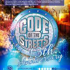 Djbunjy Code Of The Streets - 13th - Anniversary - MIX - 2017