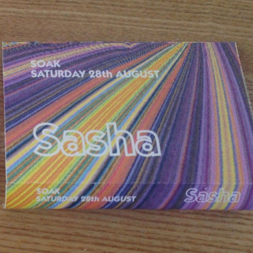 Sasha - Soak @ The Corn Exchange - Leeds - 28 - 08 - 1993