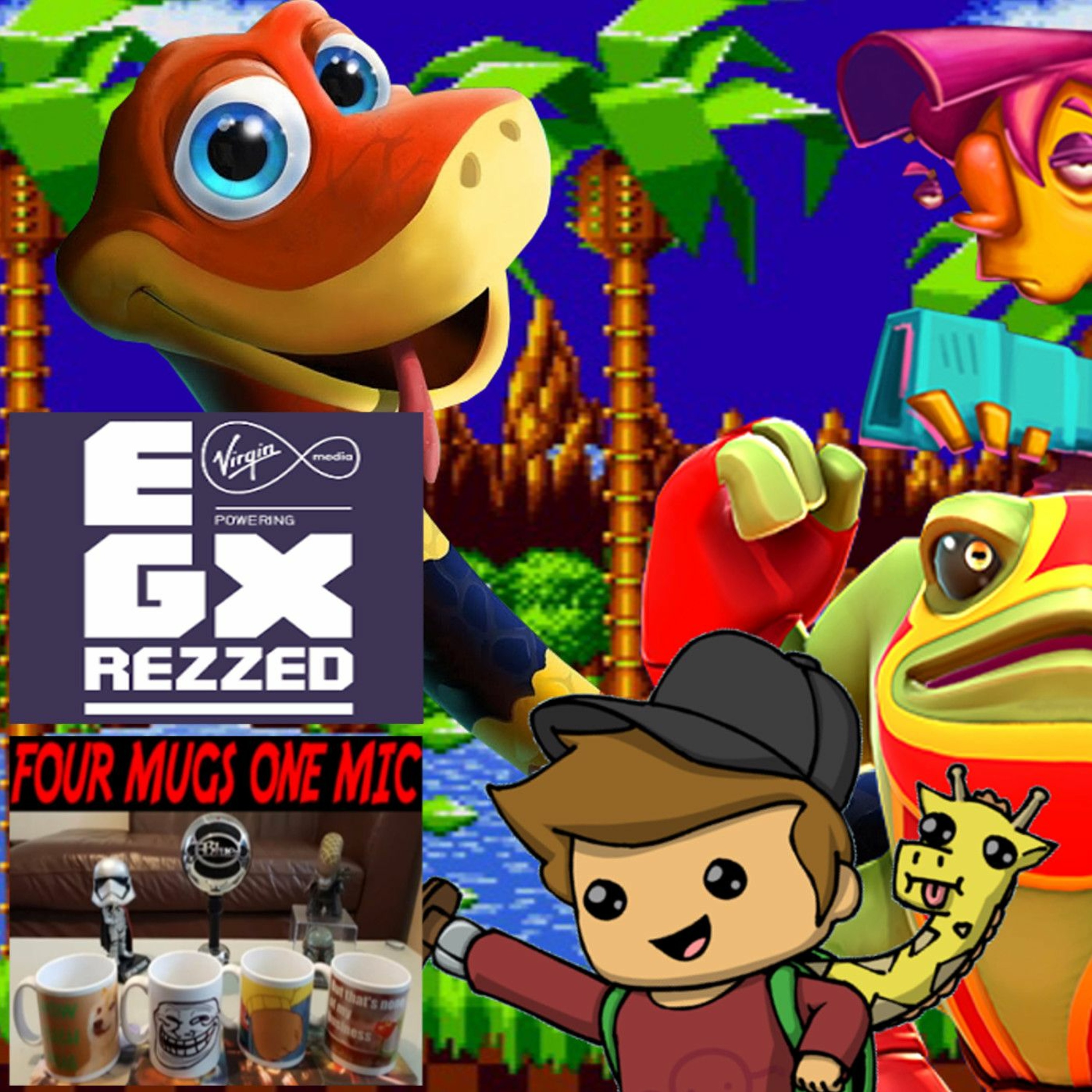 EGX Rezzed 2017 - INDIE GAMES GALORE!!! - Four Mugs One Mic episode artwork