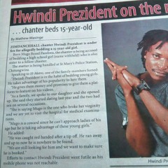 Hwindi president -hanzi ndaRaper