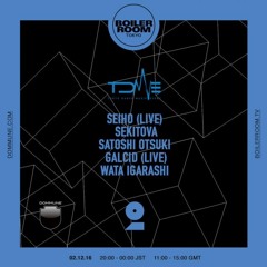 Satoshi Otsuki Boiler Room x TDME Tokyo Dj Set