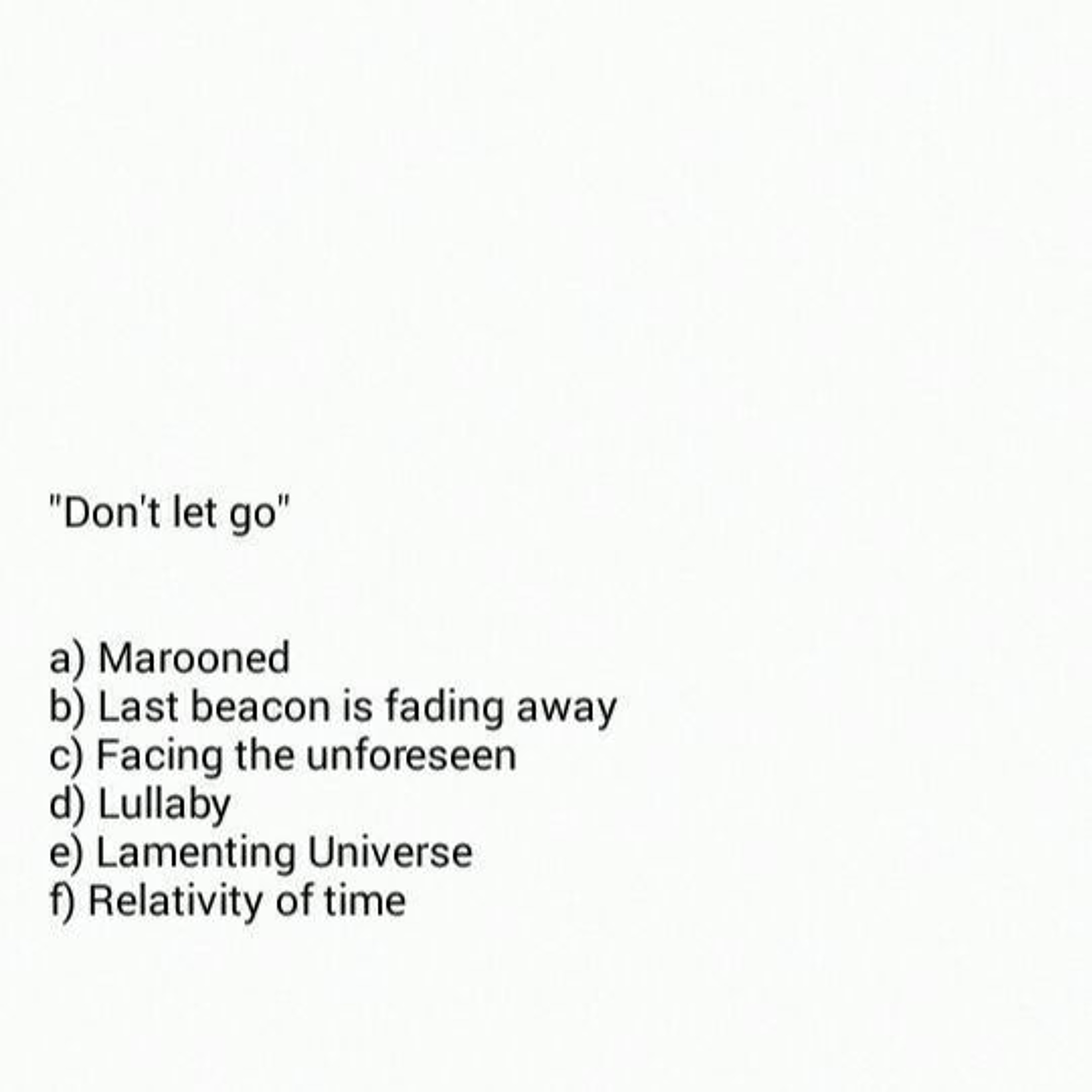 Don't Let Go episode artwork