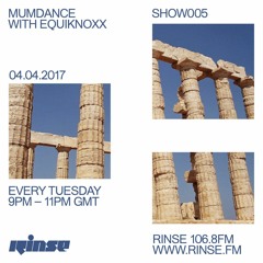 Rinse FM Podcast - Mumdance w/ Equiknoxx - 4th April 2017