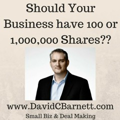 Should Your Business Have 100 Or 1000000 Shares- How To Buy A Small Business