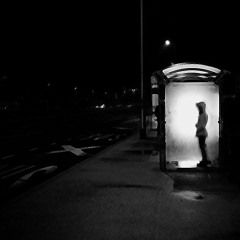 Waiting for the last bus