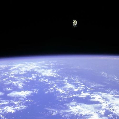 floating in a most peculiar way