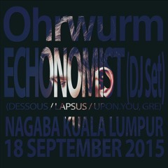 Ohrwurm 5th Birthday w/ Echonomist 'Dj Set' (GRE) @ Nagaba, Kuala Lumpur (18Sep2015)