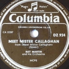 Ray Martin And His Orchestra ‎– Meet Mister Callaghan