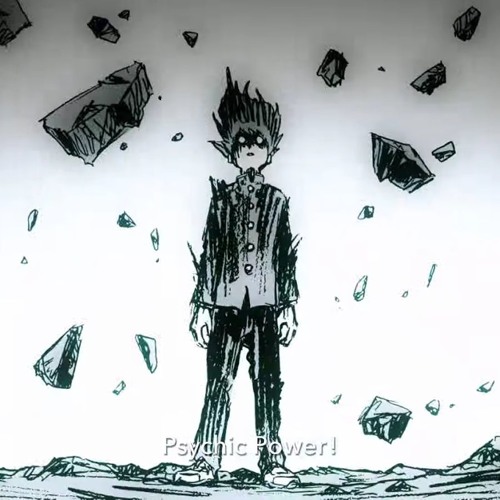 Download Anime Boy Sketch Mob Psycho Iphone Wallpaper | Wallpapers.com