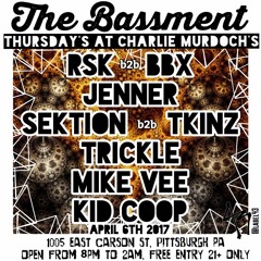 The Bassment at Charlie Murdoch's 4.6.17 - Trickle