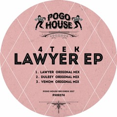 4TEK - Venom (Original Mix) PHR074 ll POGO HOUSE REC
