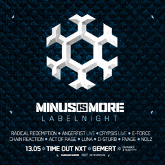 Minus Is More Label Night Promo Mix (Mixed By Crypsis)