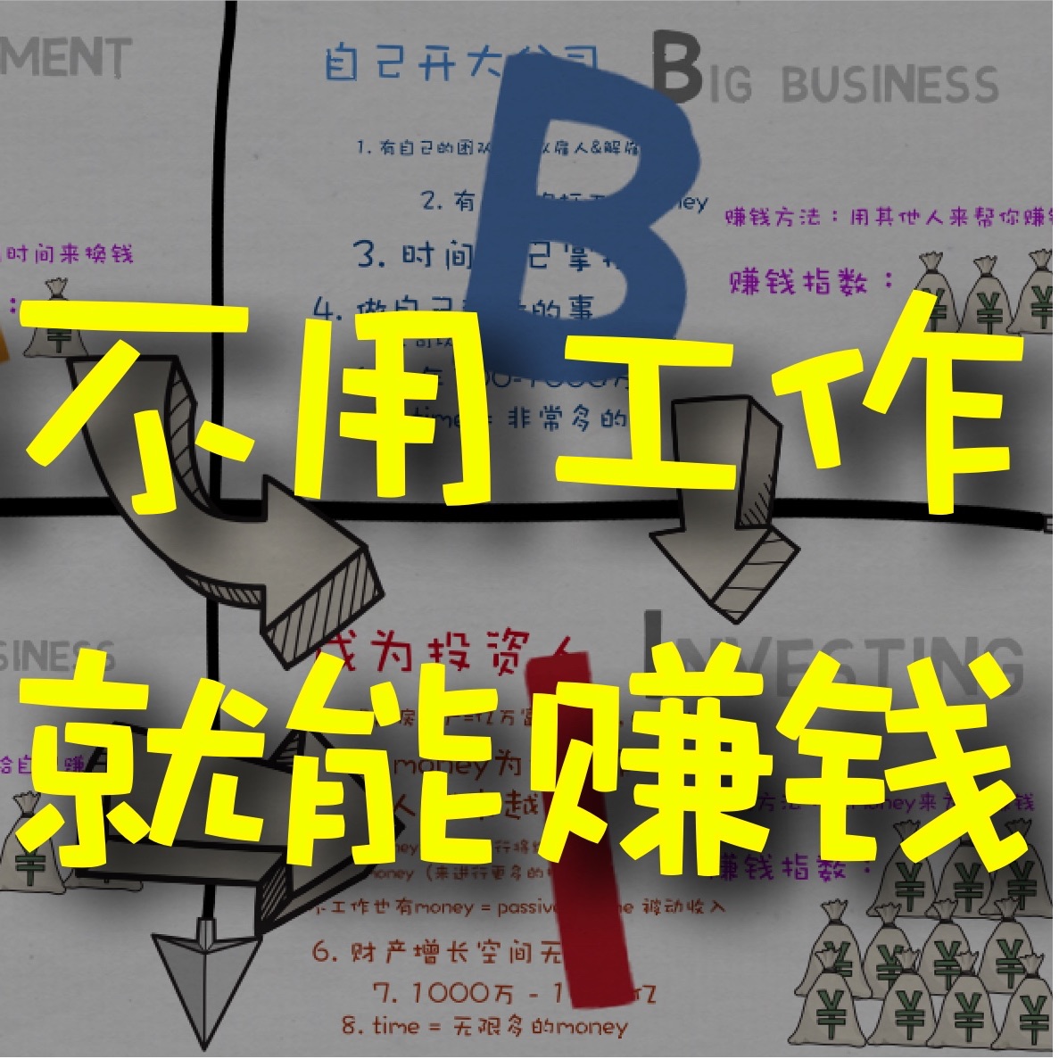 cover of episode #1 如何不用工作就能赚钱