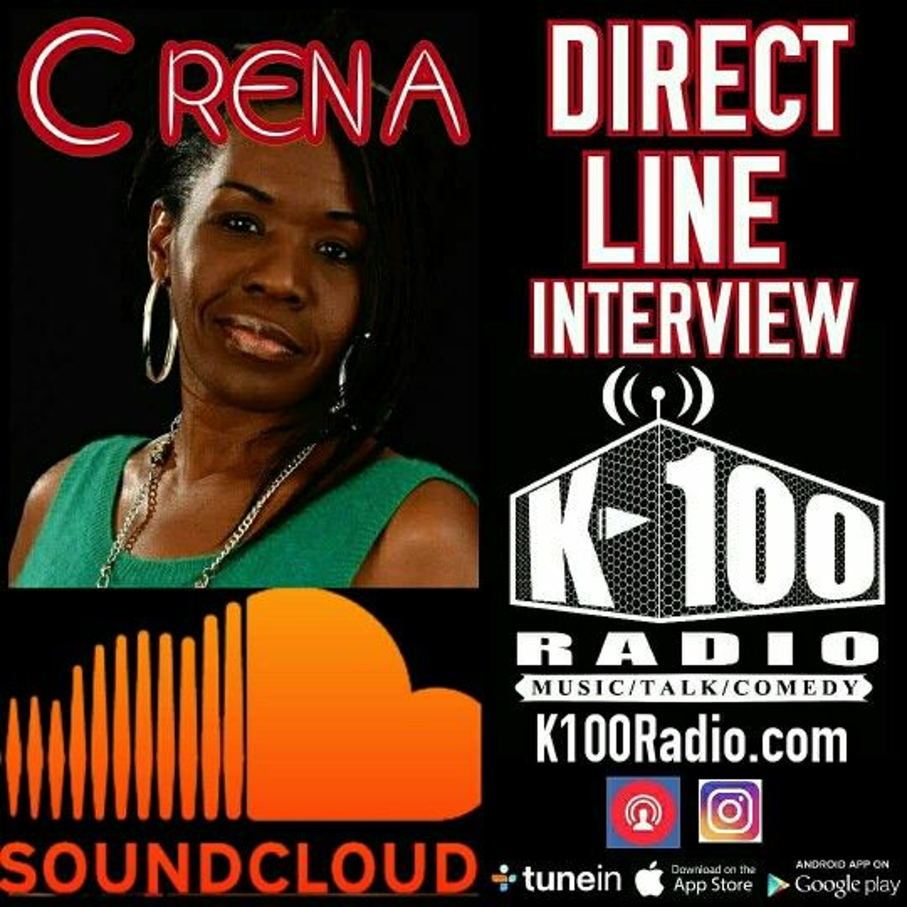 Direct Line Interview with C-Rena on K-100 Radio episode artwork