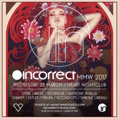 Anthony Attalla Live @ Incorrect Music Showcase / Heart Nightclub MMW 2017