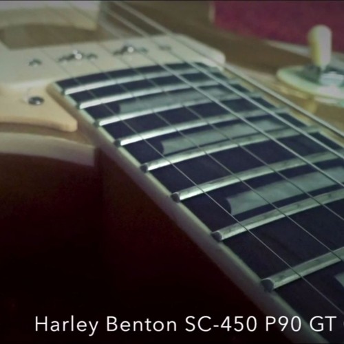 Stream Playing on backingtrack Mixolydian mode with Harley Benton