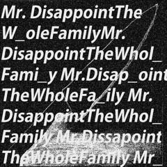 Mr. DisappointTheWholeFamily