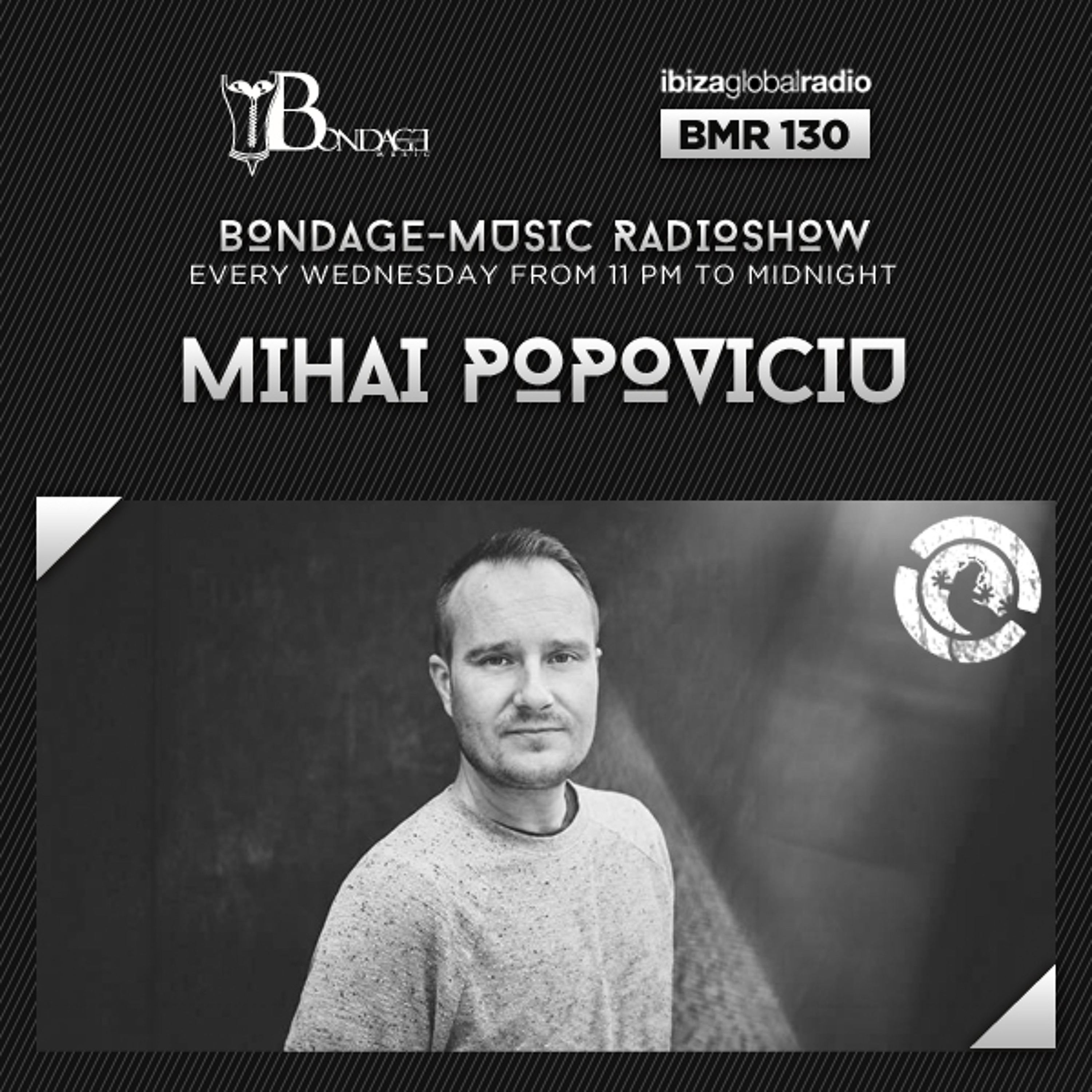Bondage Music Radio - BMR 130 mixed by Mihai Popoviciu - 12.04.2017 episode artwork