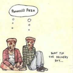 Panucci's Pizza -You know when the trojans got that horse and they were all