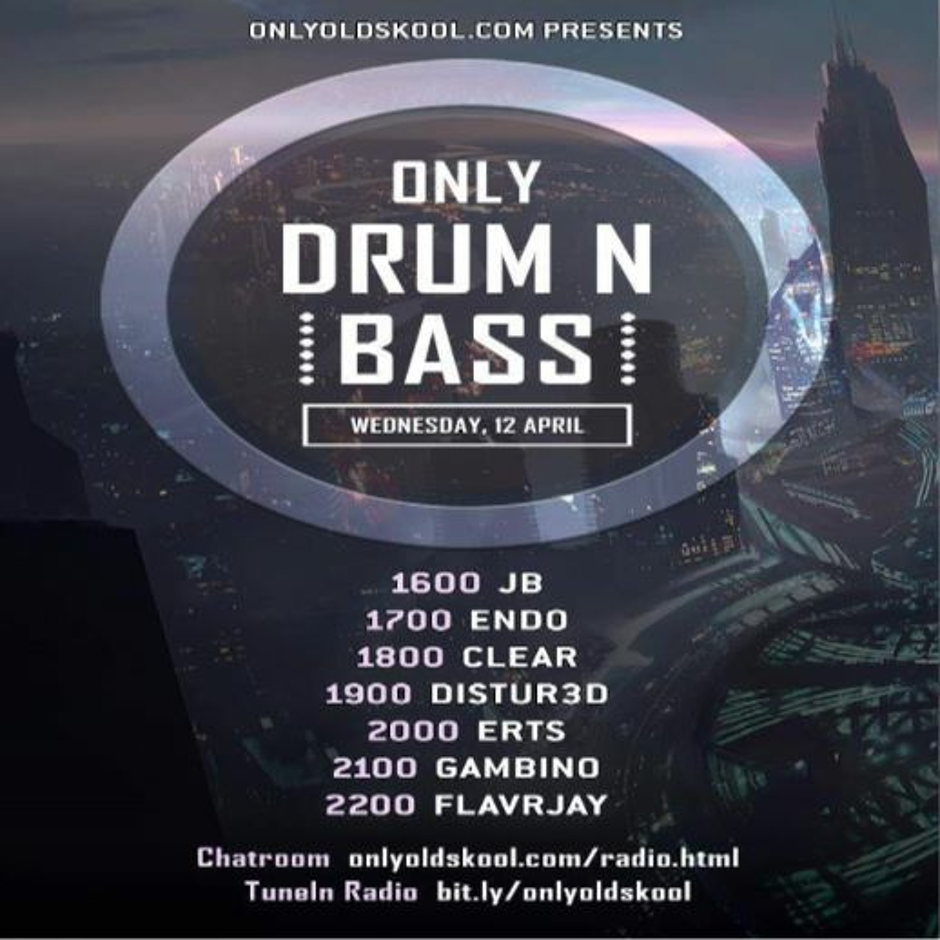 FLavRjay on OOS Radio, Only Drum n Bass. 12-April-17 episode artwork