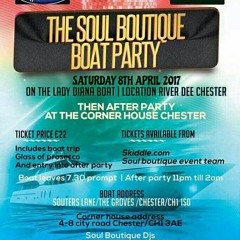 Soul Boutique Chester Boat Trip 3hr 8 - 04 - 17